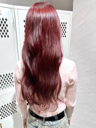 ロング カラー 艶ボブ🤎ボブパーマ 透明感カラー\メンズのヘアスタイル