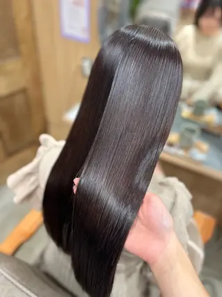 ロング カラー 髪質改善/艶髪/透明 感カラー🫧シズクのヘアスタイル