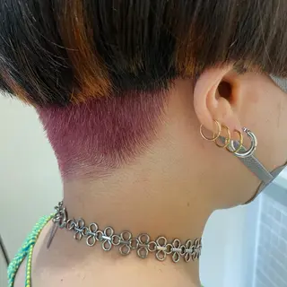 ショート カラー 大石 陽菜のヘアスタイル