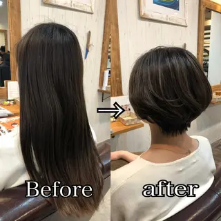 ショート カラー [店長]加地 峻のヘアスタイル