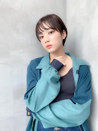 ショート カラー 🉐レイヤー/塩見 弘樹🉐渋谷のヘアスタイル