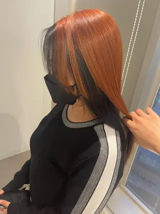 ロング カラー 店長　MANAMI ／ブリーチ／骨格ボブのヘアスタイル