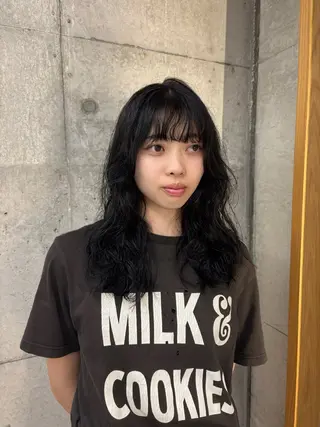 ロング パーマ FILMS所属・ako🎀 横浜/カラーのヘアスタイル