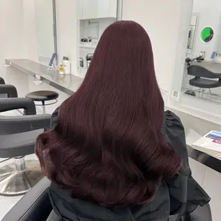 ロング カラー ヘアアレンジ 🫧‪🎀うる艶暖色 🏹Nanako🎀のヘアスタイル