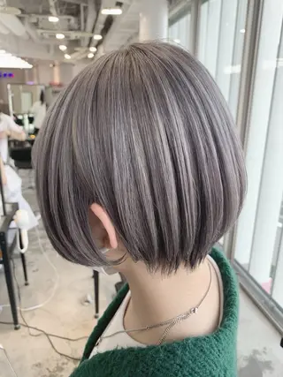 ショート カラー ヘアアレンジ 🍯傷ませないカラー 髪質改善🍯彪雅のヘアスタイル