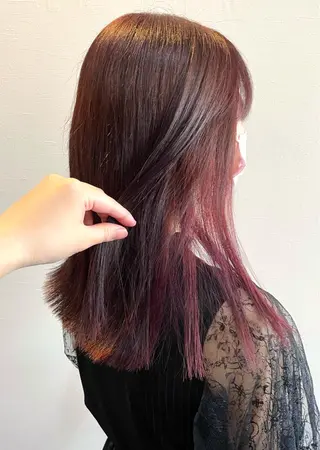 セミロング カラー 𝘒𝘺𝘰𝘬𝘢 🌿‬のヘアスタイル