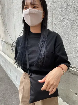 ロング さの あやねのヘアスタイル