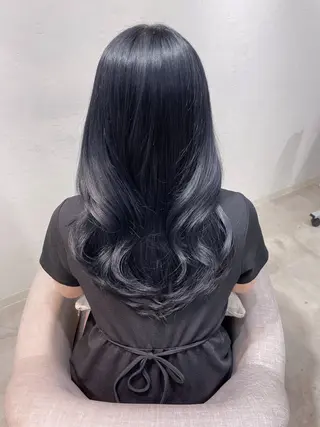 セミロング カラー 渡辺 あいかのヘアスタイル