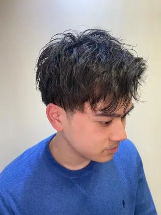 ショート HIRO GINZApremium barber新宿所属・星野 真のヘアスタイル