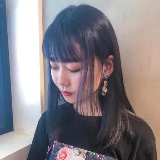 ロング nessヤマサキ リュウタのヘアスタイル