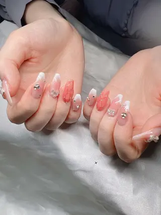 ネイル Lee Nails チップ長さだし専門店のネイルデザイン