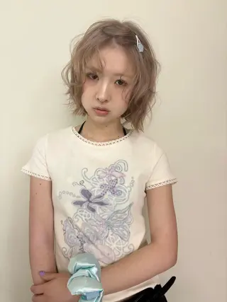 カラー nappe🐏 栄／矢場町のヘアスタイル