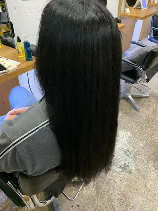 ロング ♱地雷カラー♱ウルフ ♱ 藍衣 ♱のヘアスタイル