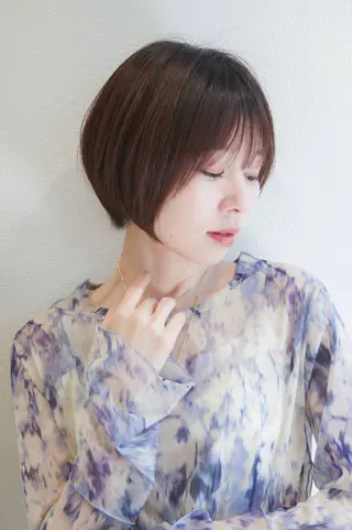 ショート カラー 野村 健太のヘアスタイル