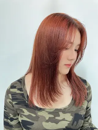 ミディアム ナギ『kii』 福岡美容室🇰🇷のヘアスタイル