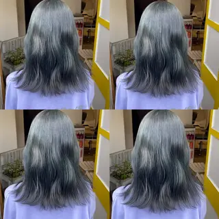 ミディアム カラー 大人可愛い透明感🌟 小顔・韓国髪🌟野中のヘアスタイル