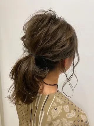 ヘアアレンジ NicoRE. 大人女子×髪質改善のヘアスタイル