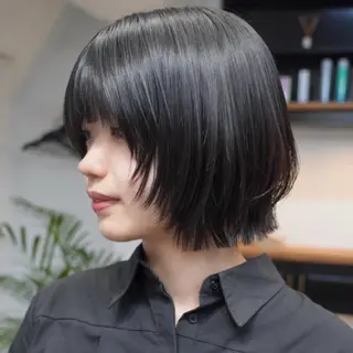 ミディアム i.+FERiCIA.所属・ボブ／アンニュイ 🌷しだひめな🌷のヘアスタイル