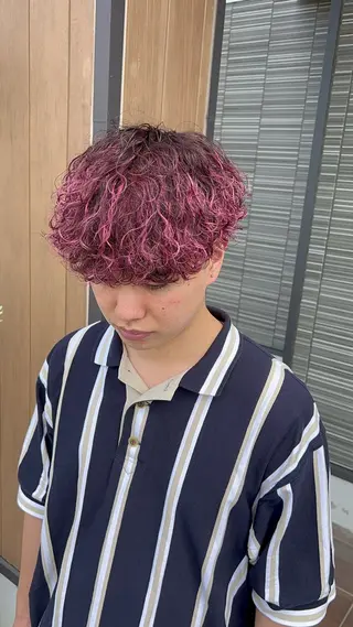 パーマ メンズ BLEACHi江俣店 齋藤仁夢のヘアスタイル