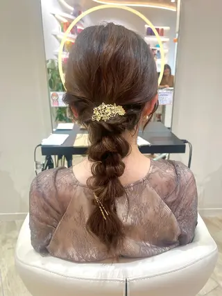 ヘアアレンジ 透明感カラー🫧/ アレンジ/ayanoのヘアスタイル