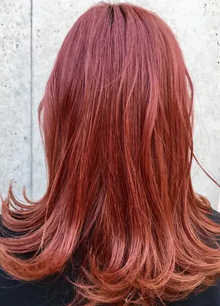 セミロング カラー edge.所属・くまがい みゆ【edge.】のヘアスタイル