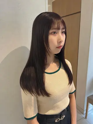 ミディアム カラー 透明感カラー/ ダブルカラー /ソラのヘアスタイル