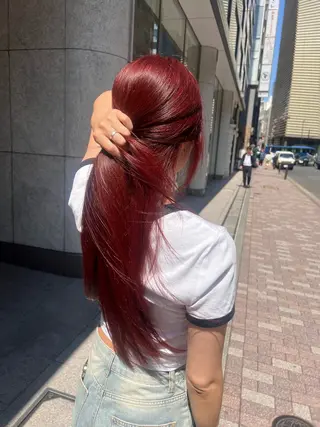 ロング カラー Ash 銀座店所属・銀座/カラー 🎀momo🎀のヘアスタイル