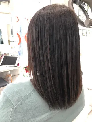 セミロング カラー特化サロン ピリナ相武台前のヘアスタイル