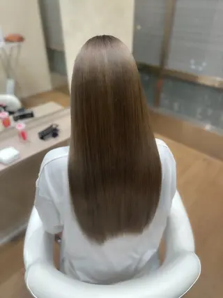 ロング カラー 髪質改善 支持率 Ｎｏ.1いぶきのヘアスタイル