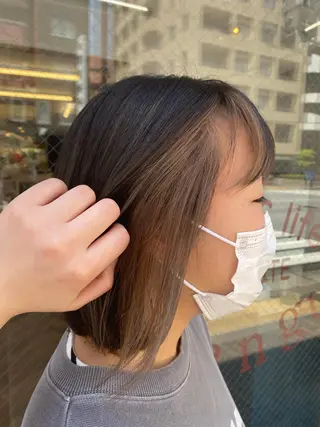 ミディアム ️🫧押上️🫧はな 🫧まとまるショートのヘアスタイル