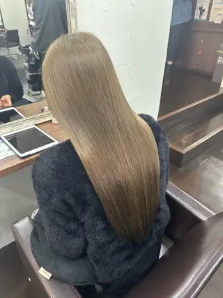 ロング カラー 名駅/艶カラー/原田 永遠のヘアスタイル