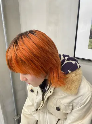 ミディアム カラー 🦋カラーモデル募集 🦋荒木彩花のヘアスタイル