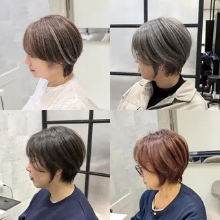 ショート カラー 白髪ぼかし特化 【高砂市】Haruのヘアスタイル