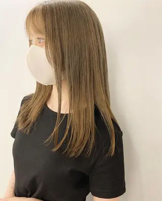 セミロング カラー LOuNICA/銀座 RYUNOSUKEのヘアスタイル