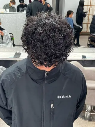 パーマ メンズ 🍐シャドウパーマ メンズ特化/守岡🍐のヘアスタイル