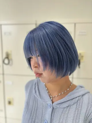 ショート カラー 🫧韓国風透明感 ヘア🫧towaのヘアスタイル