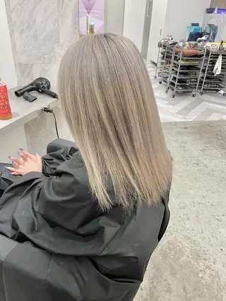 セミロング 💎夏葵 ハイライト /デザイン特化のヘアスタイル