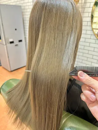 ロング カラー 石井 佑樹のヘアスタイル