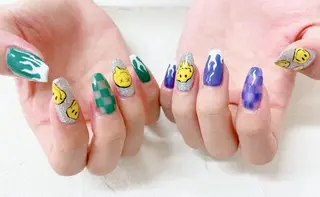 セミロング ビアンカ金町店 中島　せり菜のネイルデザイン