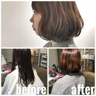 ショート パーマ BOB🌟ハイトーン /ブリーチ/TAKUのヘアスタイル