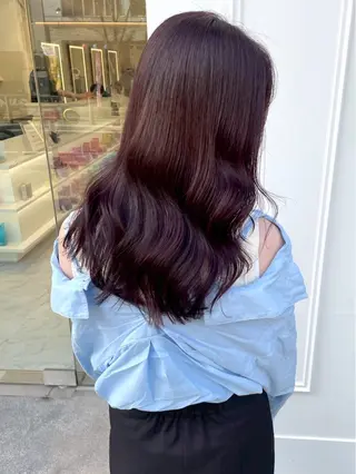 ロング カラー ParveMix🎀 稲垣詞葉のヘアスタイル