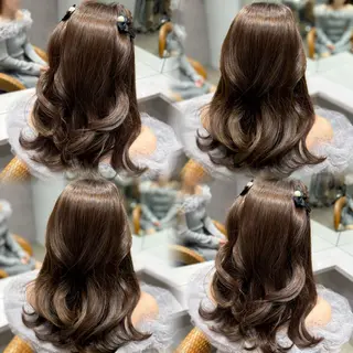 ロング カラー 大久保 凜香のヘアスタイル