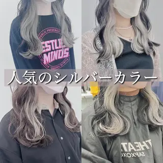 カラー 韓国スタイル🇰🇷 トレンドレイヤー🪡のヘアスタイル