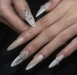 ネイル By moonネイル 🌷ワンホン/韓国風のネイルデザイン