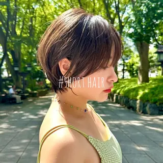 ショート taiga レイヤー /髪質改善/矯正🌈のヘアスタイル