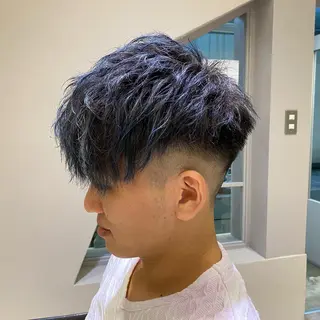 ショート メンズ 上石神井メンズパーマ 飯田徹のヘアスタイル