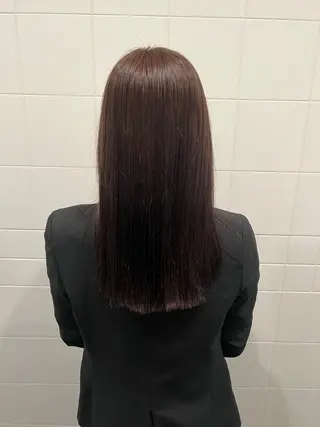 セミロング カラー ヘアアレンジ honen RUKAのヘアスタイル