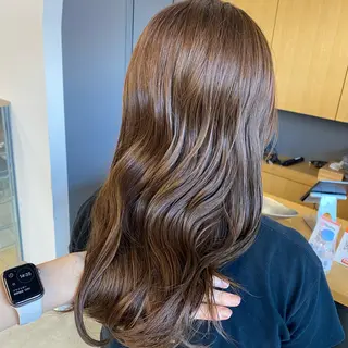 セミロング 天神/透明感カラー ツヤ髪/nonokaのヘアスタイル