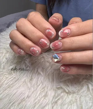 ショート ネイル ak nail .のネイルデザイン