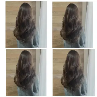 ロング カラー 京都大人女性ショート 徒歩1分/秋山のヘアスタイル